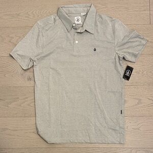 Volcom Light Gray Polo Shirt